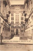 1913 Budapest IX. Pesti Szent Imre Kollégium, papírkereskedés. Ráday utca 43. Özv. Hofbauer Jánosné kiadása (fl)