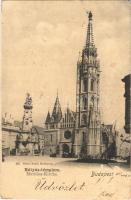 1900 Budapest I. Mátyás templom. Ganz Antal 60. (EK)
