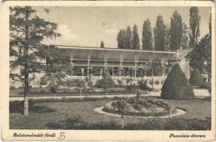 Balatonalmádi, Pannónia étterem. Nagy Gyula kiadása (EB)