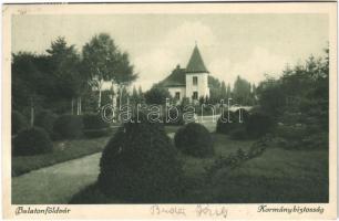 1926 Balatonföldvár, Kormánybiztosság. Gerendai Gyula kaidása (EB)