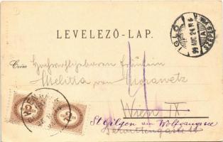 1899 (Vorläufer) Igló, Zipser Neudorf, Spisská Nová Ves; főgimnázium, városház, állami tanítóképezde...