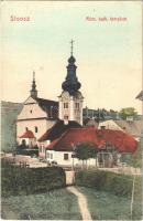 Stósz, Stoósz, Stós; Római katolikus templom. W.L. Bp. 2665. / church