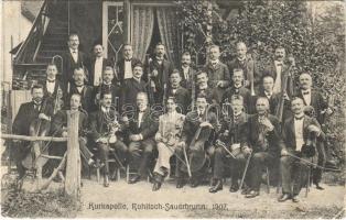 1907 Rogaska Slatina, Rohitsch-Sauerbrunn; Kurkapelle / music band and choir of the spa (EK)