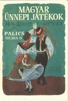 1952 Palics, Palic; Magyar Ünnepi Játékok / Festival Madarske Kulture / Hungarian Culture Festival