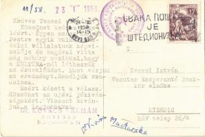 1952 Palics, Palic; Magyar Ünnepi Játékok / Festival Madarske Kulture / Hungarian Culture Festival