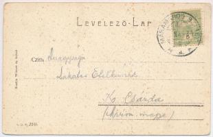 ~1900 Üdvözlet Máramarosból! Gyermekek a héber iskolából. Wizner és Dávid kiadása, Judaika / Greetin...