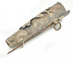 Vadászkitűző, fém, kopott. 5cm