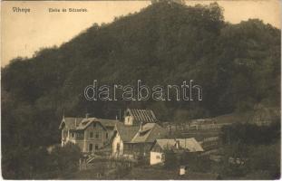 1912 Vihnye, Vihnyefürdő, Kúpele Vyhne; Elvira és Bözse lak, építkezés. Joerges / villas, construction (EK)