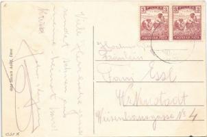 Déva, Városi színház, Uránia mozgószínház, mozi, Émann Zsigmond üzlete, vár. Hirsch Adolf / theatre,...