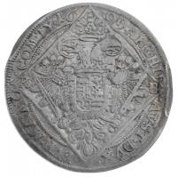 1699K-B 1/4 Tallér Ag "I. Lipót" Körmöcbánya (7,03g) T:2- foglalatnyom / Hungary 1699K-B 1...