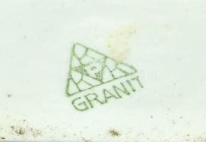 Kispesti Gránit kutyaházas persely. Mázas kerámia,jelzett. Felirat: Magyar Általános Hitelbank Széna...