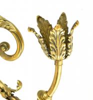 Réz falikar, szerelés nélkül. 25x27 cm