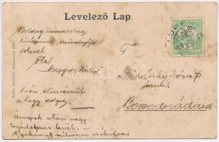 1909 Lupény, Lupeni; A sodronypálya végállomása, bánya iparvasút, csoportkép. Adler fényirda / indus...