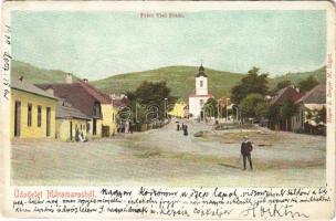 Felsővisó, Viseu de Sus (Máramaros); Fő tér, templom / main square, church (EK)