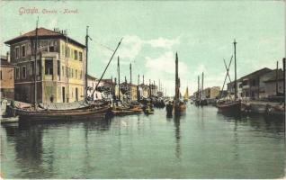 1911 Grado, Canale, Fotografie / Kanal, ships