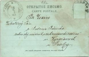 1899 (Vorläufer) Warszawa, Varsovie, Varsó, Warschau, Warsaw; Hotel de Ville, Foubourg de Cracovie, ...