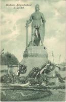 Tianjin, Tientsin; Deutsches Kriegerdenkmal / German military monument, statue (EK)