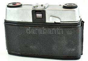 Dacora Super Dignette kisfilmes fényképezőgép, fénymérővel, eredeti bőr tokjában, szép, nincs kiprób...