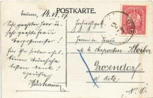 1917 Kriegspatenschaft (dombornyomott / embossed)