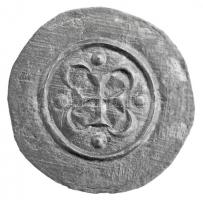 1141-1162. Denár Ag "II. Géza" (0,19g) T:1,1- / Hungary 1141-1162. Denar Ag "Géza II&...