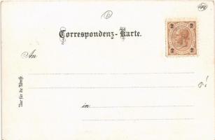 Soldaten-Gruss / Osztrák-magyar tüzér katonák / K.u.k. (Austro-Hungarian) military art. Schneider &a...