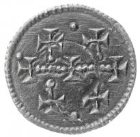 1162-1172. Denár Ag III. István (0,28g) T:1- patina / Hungary 1162-1172. Denar Ag Stephen III (0,28g) C:AU patina Huszár: 156., Unger I.: 79.