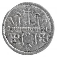 1162-1172. Denár Ag III. István (0,21g) T:1- / Hungary 1162-1172. Denar Ag Stephen III (0,21g) C:AU Huszár: 140., Unger I.: 81.