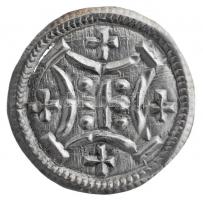 1172-1196. Denár Ag III. Béla (0,11g) T:1,1- / Hungary 1172-1196. Denár Ag Béla III (0,11g) C:UNC,AU Huszár: 181., Unger I.: 95.