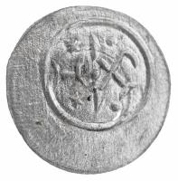 1172-1196. Denár Ag "III. Béla" (0,17g) T:1- apró lyuk, hajlott lemez / Hungary 1172-1196....