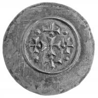 1172-1196. Denár Ag "III. Béla" (0,34g) T:1,1- / Hungary 1172-1196. Denár Ag "Béla II...