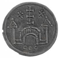1205-1235. Denár Ag II. András (0,59g) T:1- patina, apró ph. / Hungary 1205-1235. Denar Ag Andreas II (0,59g) C:AU patina, tiny edge error Huszár: 228., Unger I: 140.