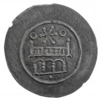 1205-1235. Denár Ag "II. András" (0,59g) T:1- patina, apró ph. / Hungary 1205-1235. Denar ...