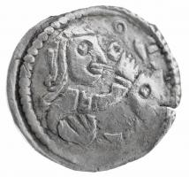 1205-1235. Obulus Ag II. András (0,39g) T:2- kis rep., kissé hullámos lemez R! / Hungary 1205-1235. Obulus Ag Andreas II (0,39g) C:VF small crack, slightly wavy coin R! Huszár: 265., Unger I: 149.
