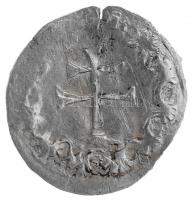 1205-1235. Obulus Ag "II. András" (0,39g) T:2- kis rep., kissé hullámos lemez R! / Hungary...