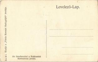 Győr, Vashonvéd szobor. Kiadja a Vörös Kereszt Hadigyűjtő irodája, Az összbevétel a Rokkantak Kertvá...