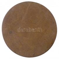 1986. "J. Gagarin 1961-1986 - Körmend" öntött Br plakett (133mm) T:2 / Hungary 1986. "...