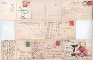 620 db régi külföldi városképes lap, érdekes vegyes anyag / 620 old foreign postcards, interesting m...