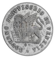 Olasz Államok / Velence / Forradalom 1848ZV 15c Ag T:2,2- / Italian States / Venice / Revolution 184...