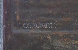 Csillag István (1881-1968) ~1930. "Budapest Evezős Club" nagyméretű evezős sport Br lemezp...