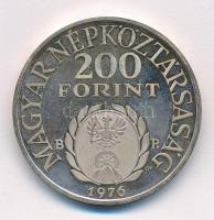 1976. 200Ft Ag "II. Rákóczi Ferenc" T:1 (eredetileg PP) 
Adamo EM48