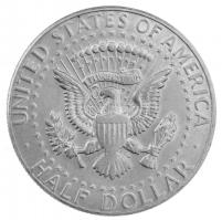 Amerikai Egyesült Államok 1969D 1/2$ Ag "Kennedy" T:2 USA 1969D 1/2 Dollar Ag "Kenned...