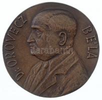 1973. &quot;Dr. Orovecz Béla / Országos Mentőszolgálat 25 éves jubileuma emlékére&quot; Br emlékérem (67mm) T:1-