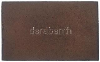 ~1960-1970. "Ügető" egyoldalas Br plakett. Szign.: Kovács (46x76mm) T:1- ph