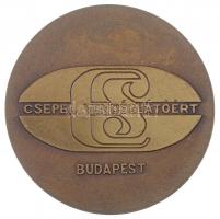 DN Csepel Vendéglátórét - Budapest egyoldalas Br emlékérem (65mm) T:1-,2