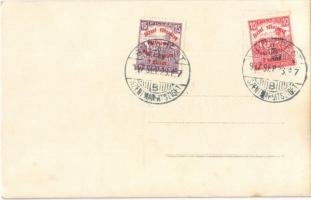 1917 Budapest XIII. Szent Margitsziget, József főherczeg vezérezredes hadi kiállítása, Capitan Alema...