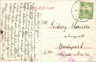 1909 Örkény-Tábor, katonai üdvözlet ágyún pózolva