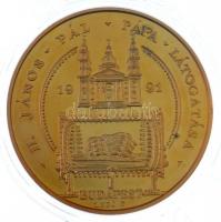 Bognár György (1944-) / Lebó Ferenc (1960-) 1991. "II. János Pál pápa látogatása - Budapest&quo...