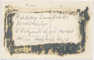 Magyar Királyi Révfőkapitányság fertőtlenítő hajója (cs. és kir. Dunaflottilla fürdőhajója, később a...