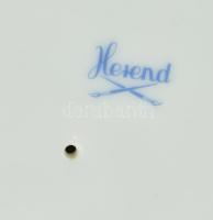 Herendi hecsedli mintás fedeles váza. Apró kopásokkal, kézzel festett porcelán. Jelzett, m: 36 cm