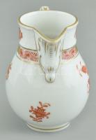 Herendi Apponyi mintás tejszínkiöntő. Kézzel festett porcelán, jelzett, apró kopásokkal. m: 9 cm